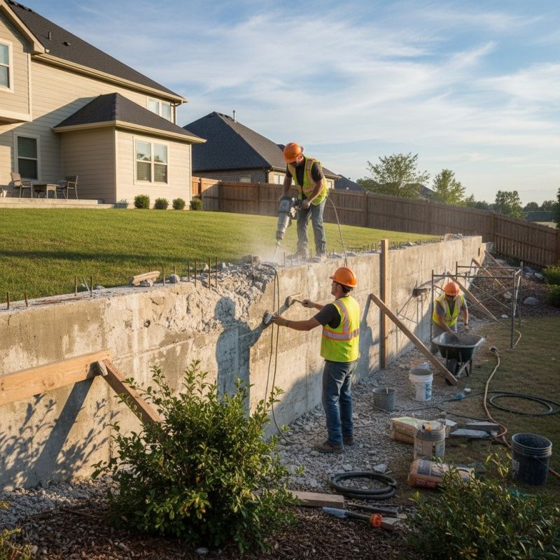 Local Concrete Wall Repair pros at work